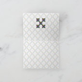 Coole 9-Patch-Quilt-Musterkarte Karte (Innenseite)