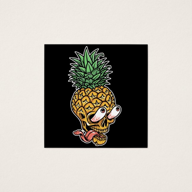coole Abbildung der Schädel von Ananas (Vorderseite)