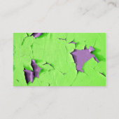 Coole abgebrochene Farbe, die gebrochenes grünes Visitenkarte (Rückseite)