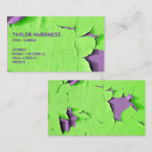 Coole abgebrochene Farbe, die gebrochenes grünes Visitenkarte (Vorne/Hinten)