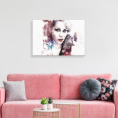 Coole abstrakte Bilder Leinwanddruck (Insitu (Wohnzimmer))