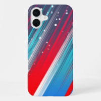 Coole Abstrakte Blaue Pinselstriche