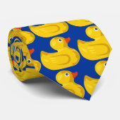 Coole abstrakte Ente in Krawatte der Teichmuster (Gerollt)