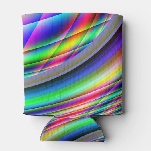 coole abstrakte Flasche cooler Dosenkühler (Rückseite)