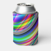 coole abstrakte Flasche cooler Dosenkühler (Kanne Rückseite)