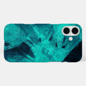 Coole Abstrakte Jagd Blaue Kunst Case-Mate iPhone Hülle (Rückseite (Horizontal))