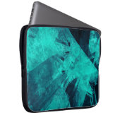 Coole Abstrakte Jagd Blaue Kunst Laptopschutzhülle (Vorne Rechts)