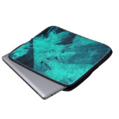 Coole Abstrakte Jagd Blaue Kunst Laptopschutzhülle (Vorne Knopf)