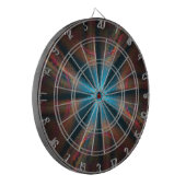 Coole Abstrakte Kunst Dartscheibe (Vorderseite Links)