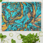 COOLE Abstrakte Kunst Geschirrtuch (Gefaltet)