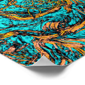 COOLE Abstrakte Kunst Poster (Ecke)