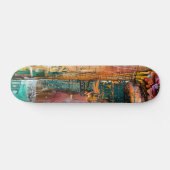 Coole Abstrakte Kunst von Funky Skateboard (Horizontal)