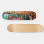 Coole Abstrakte Kunst von Funky Skateboard (Horizontal)