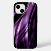 Coole Abstrakte Lila Damen Case-Mate iPhone Hülle (Rückseite)