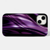 Coole Abstrakte Lila Damen Case-Mate iPhone Hülle (Rückseite (Horizontal))