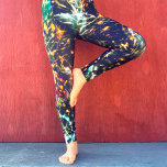 Coole Abstrakte Orange White Spritzers Schwarze Ga Leggings<br><div class="desc">Seien Sie ein Trendsetter in diesen superatemberaubenden Leggings der Fotografie aus funkelnd Gold, Orange, hellen aquamarinen und weißen Spritzern auf einem schwarzen Himmelshintergrund! Trainieren, Aufträge ausführen oder einfach aushängen. So einzigartig, werden Sie sich nie um irgendwelche Copycats sorgen müssen! Fügen Sie ein solides schwarzes Oberteil hinzu, um das Beste aus...</div>