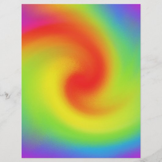 Coole Abstrakte Regenbogenkunst Flyer (Vorne)