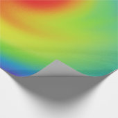 Coole Abstrakte Regenbogenkunst Geschenkpapier (Ecke)