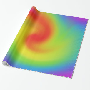 Coole Abstrakte Regenbogenkunst Geschenkpapier