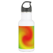 Coole Abstrakte Regenbogenkunst Trinkflasche (Vorderseite)