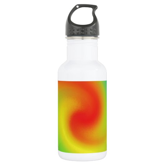 Coole Abstrakte Regenbogenkunst Trinkflasche (Vorderseite)