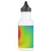 Coole Abstrakte Regenbogenkunst Trinkflasche (Rechts)