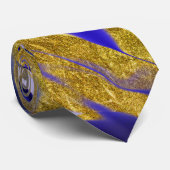 Coole Abstrakte Schnittfarben Krawatte (Gerollt)