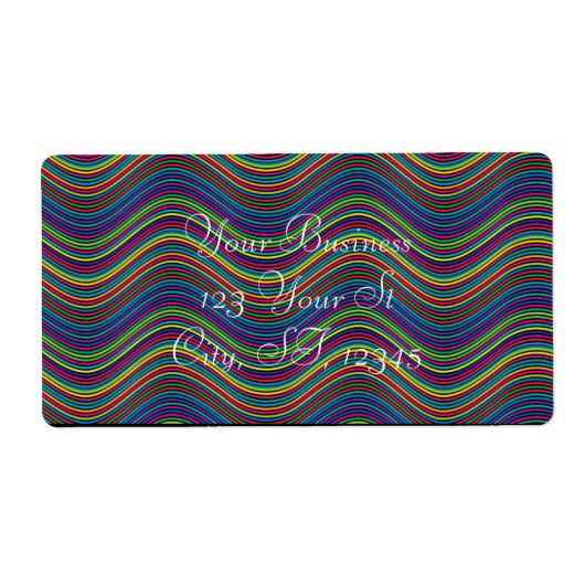 Coole Abstrakte Wavy Line Art Thunder_Cove (Vorne)