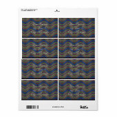 Coole Abstrakte Wavy Line Art Thunder_Cove (Vorne)