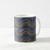 Coole Abstrakte Wavy Line Art Thunder_Cove Kaffeetasse (VorderseiteRechts)