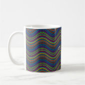 Coole Abstrakte Wavy Line Art Thunder_Cove Kaffeetasse (Links)