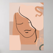 coole abstrakte Zeilentafel Poster (Vorne)