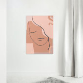 coole abstrakte Zeilentafel Poster