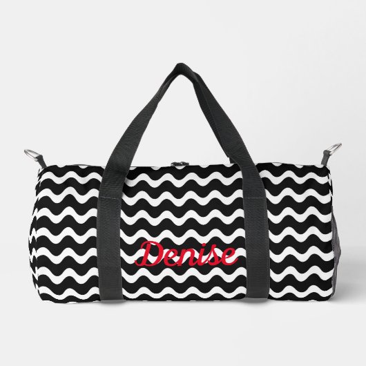 Coole Abstraktionswelle Duffle Bag (Vorderseite)