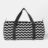 Coole Abstraktionswelle Duffle Bag (Rückseite)