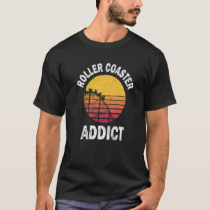 Coole Achterbahn für Männer Frauen Vergnügungsthem T-Shirt