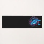 Coole Achtzigerjahre Yogamatte (Rückseite (Horizontal))