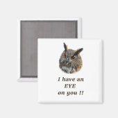 Coole Adleruhu Magnet (Vorderseite/Rückseite)