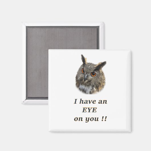 Coole Adleruhu Magnet (Vorderseite/Rückseite)