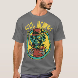Coole Affe Illustration T-Shirt
