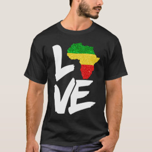 Coole Afrikanische Landkarte für Männer Frauen Tra T-Shirt