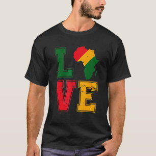 Coole Afrikanische Landkarte für Männer Frauen Tra T-Shirt
