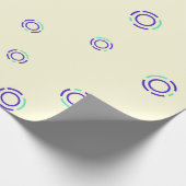 Coole Aion Kryptowährungszeichen Geschenkpapier (Ecke)