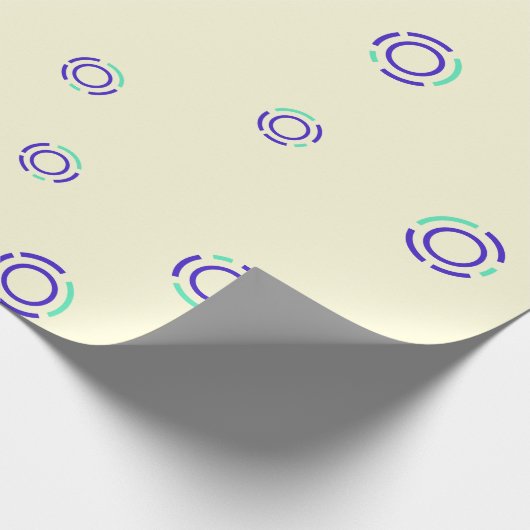 Coole Aion Kryptowährungszeichen Geschenkpapier (Ecke)