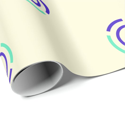 Coole Aion Kryptowährungszeichen Geschenkpapier (Rolleneckpunkt)