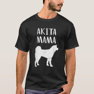 Coole Akita-Kunst Frauen Akita-Mutter Besitzer Hau T-Shirt