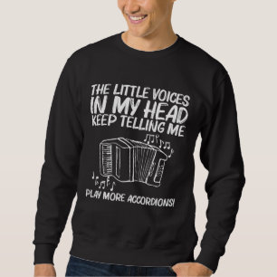 Coole Akkordeon für Herren - Jazz Klassisches Musi Sweatshirt