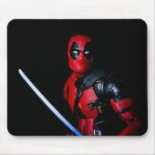 Coole Aktionsfigur Superheld Mousepad (Vorne)