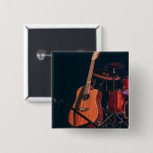 Coole akustische Gitarre Button (Vorne & Hinten)