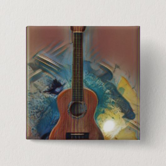 Coole akustische Gitarre Button (Vorderseite)